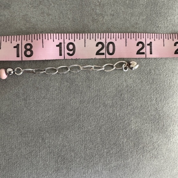 Elegant Pink Opal & Sterling Silver Necklace by Jay King - Picture 7 of 9